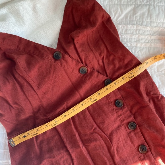 COPY - UO Linen Midi Dress - Picture 6 of 8